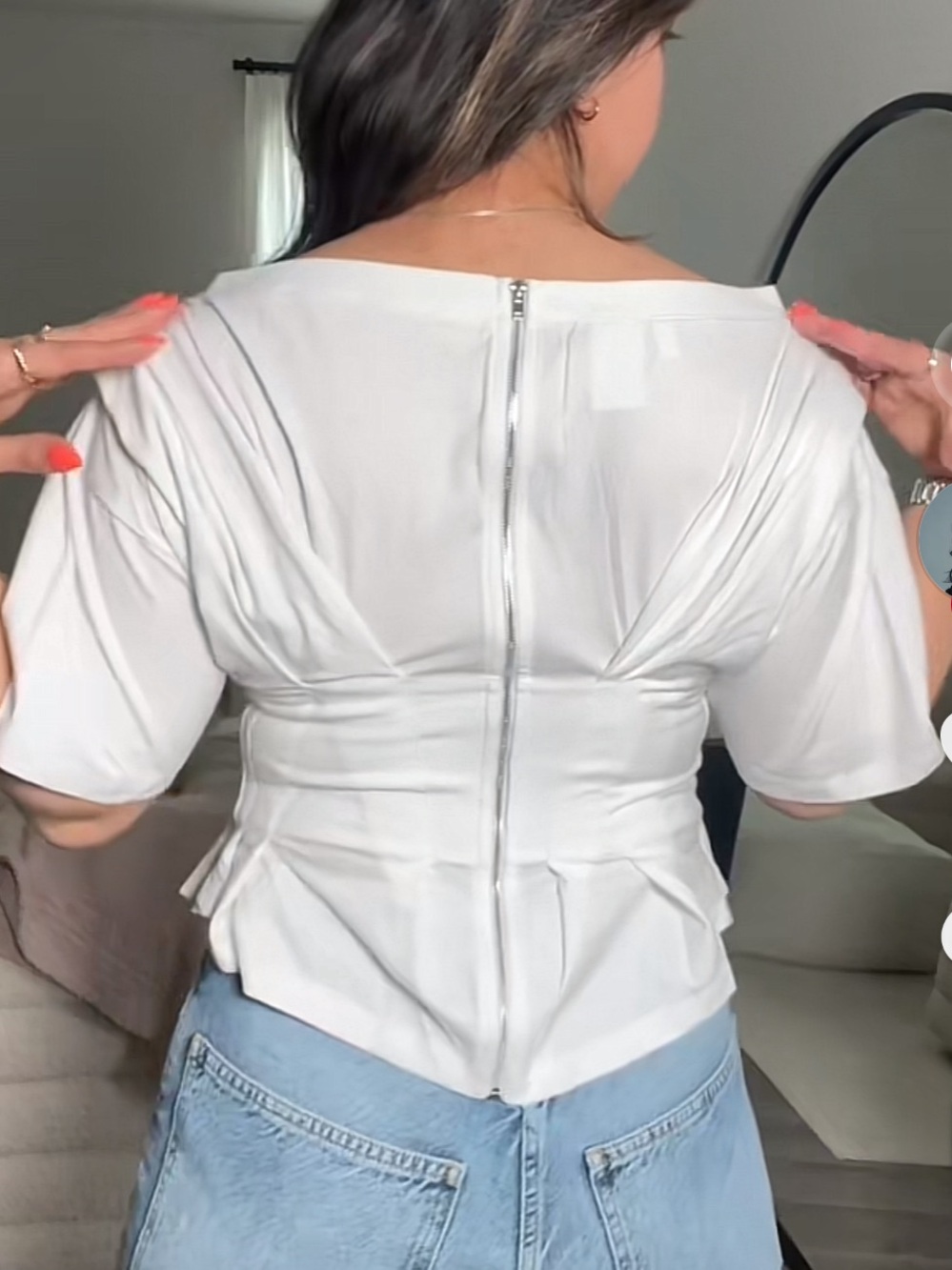 KHY by Kylie Jenner off shoulder top- NWT - Picture 6 of 6